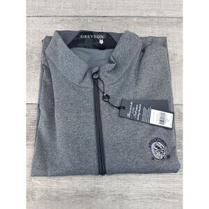 $198 MSRP Greyson Sequoia 1/4 Zip Pullover Mens Size 2XL Smoke Heather New